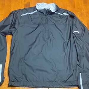 Slazenger Black and Gray Windbreaker